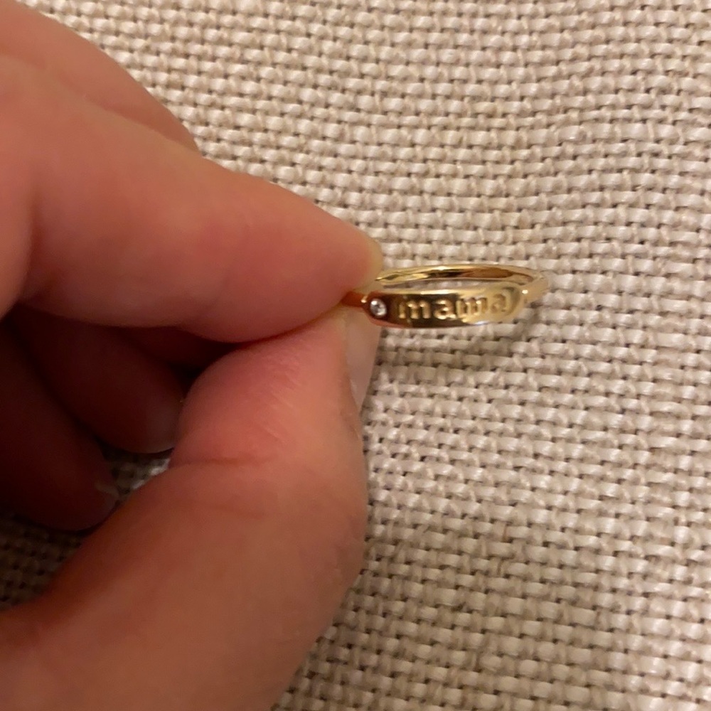 Gold “mama” ring - Picture 5 of 5
